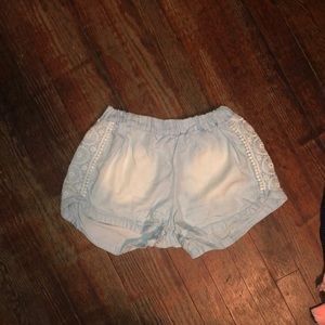 Cute light blue shorts!